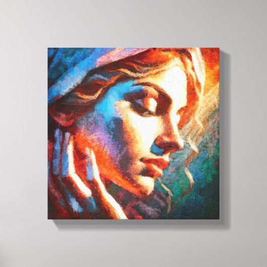 ラフ美しい キャンバスプリント (正面)