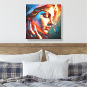 ラフ美しい キャンバスプリント (インサイチュ (寝室))