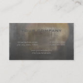 ラフ金属プレート変色ID327 名刺 (裏面)