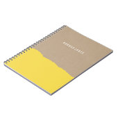 ラフ・エッジ・ジャーナル – レモン ノートブック (左側)