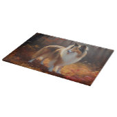 ラフ・コリーイン紅葉秋インスパイア カッティングボード (角)