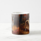 ラフ・コリーイン紅葉秋インスパイア コーヒーマグカップ (中央)