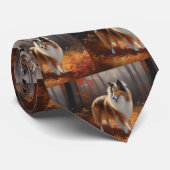 ラフ・コリーイン紅葉秋インスパイア ネクタイ (ロール)