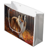 ラフ・コリーイン紅葉秋インスパイア ラージペーパーバッグ (正面アングル)