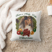 ラフ・コリー・クリスマス クッション (ブランケット)