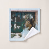 ラフ・コリー・クリスマス バスタオルセット (ウォッシュタオル)