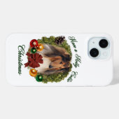 ラフ・コリー・クリスマス Case-Mate iPhoneケース (裏面 (横))