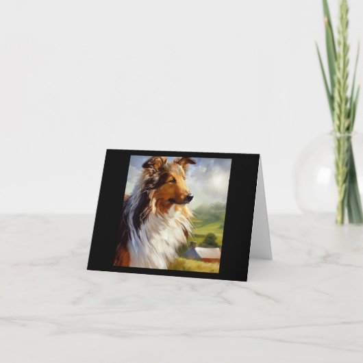 ラフ・コリー・ドッグ カード (正面)