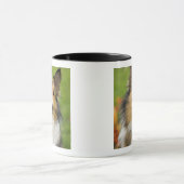 ラフ・コリー、犬 マグカップ (中央)