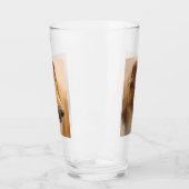 ラフ・セーブル・コリーのポートレート タンブラーグラス (左)