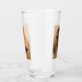 ラフ・セーブル・コリーのポートレート タンブラーグラス (右)