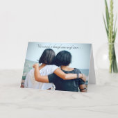 ラフ・タイム勇気付けられるカード サンキューカード (正面)