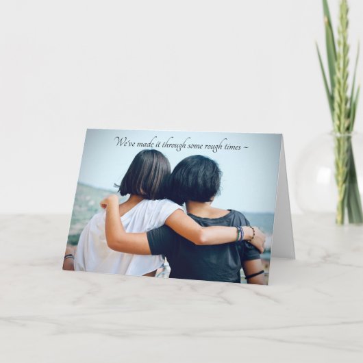 ラフ・タイム勇気付けられるカード サンキューカード (正面)