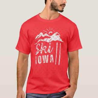 ラフ・ダストレス・スキー・アイオワ Tシャツ