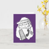 ラフ・デイ・イン・ワーク カード (黄色い花)