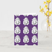 ラフ・デイ・イン・ワーク・ヒツジ カード (黄色い花)