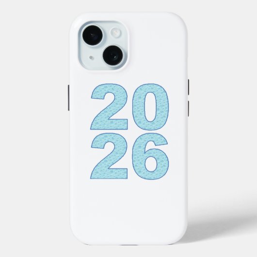 ラフ Apple iPhone 15 ケース 良い年 26 Case-Mate iPhoneケース (裏面)
