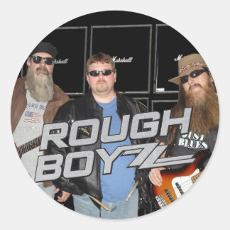 ラフBoyZZ 'BoyZZ'ラウンドステッカー ラウンドシール