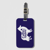 ラフCollieママ荷物タグ ラゲッジタグ (正面縦)