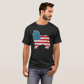 ラフCollie 4th Of 7月Men Women USA American Fl Tシャツ (正面フル)