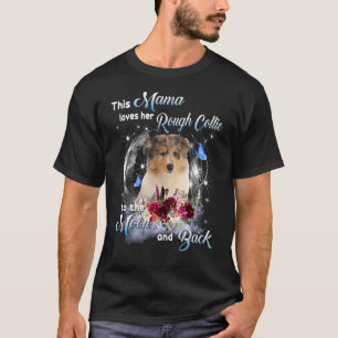 ラフCollie Mama Dog Mom Happy Mother's Day 1 Tシャツ