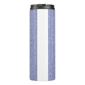 ラフCorduroy狭いストライプインGritty Blue タンブラー (裏面)