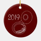 ラフTubaスケッチ セラミックオーナメント (裏面)