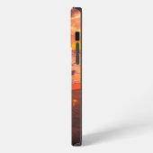 ラブおもしろいトレンディーシーアバード iPhoneケース (左側面)