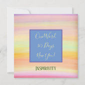 ラブかわいらしハートの花感動的 サンキューカード (裏面)