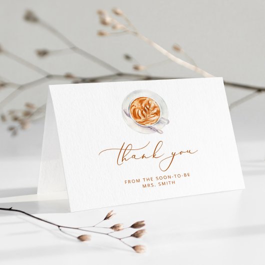 ラブがにぎやかに！ ブライダルシャワー サンキューカード