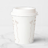 ラブがにぎやか ハンドドローンブライダルシャワー 紙コップ (右)