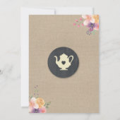 ラブがコッコリ  カップルシャワーティーパーティー招待状 招待状 (裏面)