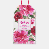 ラブが満ちている バレンタイン ブライダルシャワーのお土産 ギフトタグ (裏面)