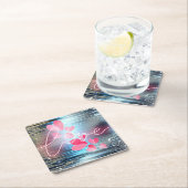 ラブきらめく スクエアペーパーコースター (インサイチュ)