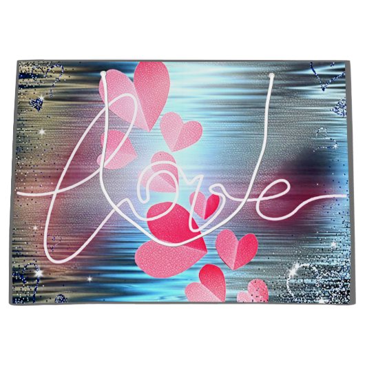 ラブきらめく ラージペーパーバッグ (正面)