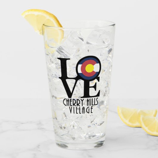 ラブさくらんぼヒルズビレッジ タンブラーグラス (アイス正面)
