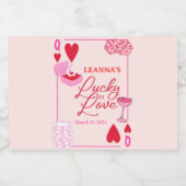 ラブでラッキー, ブライダルシャワー, ラッキー スパークリングワインラベル (シングルラベル)