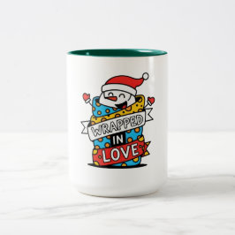 ラブで包まれたクリスマス ツートーンマグカップ