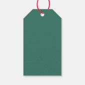 ラブで包まれたブラックボウ メリークリスマス ギフトタグ (裏面)