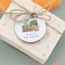 「ラブに包まれて」手作りウェディングシャワーソープ フェイバータグ