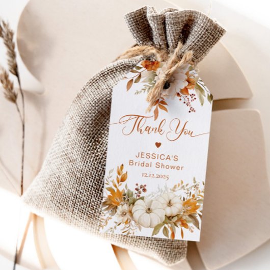 ラブに落ちて ブライダルシャワー サンクス ギフトタグ