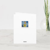 「ラブのささやき」エンジェルホリデーカード 折り畳み式 シーズンカード (裏面)