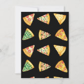 ラブのひと切れ ピザパーティー シャワー 招待状 (裏面)