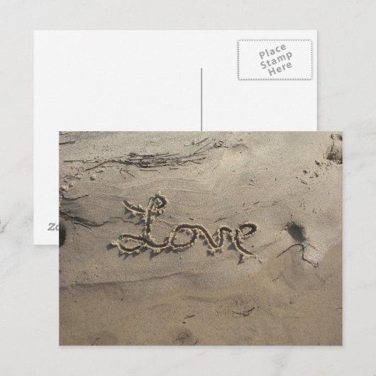 ラブはがき ポストカード (正面/裏面)