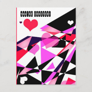 ラブへのシングルトラック1 招待状カード 招待状