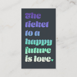 ラブへのチケット 名刺
