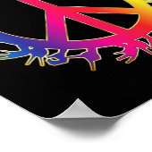 ラブろう平和サイン言語手話先生 ポスター (角)