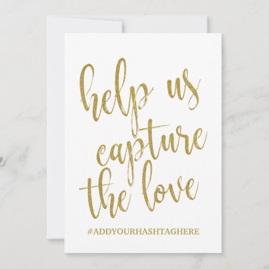 ラブをキャプチャーしよう お手頃プライスのサイン (正面)