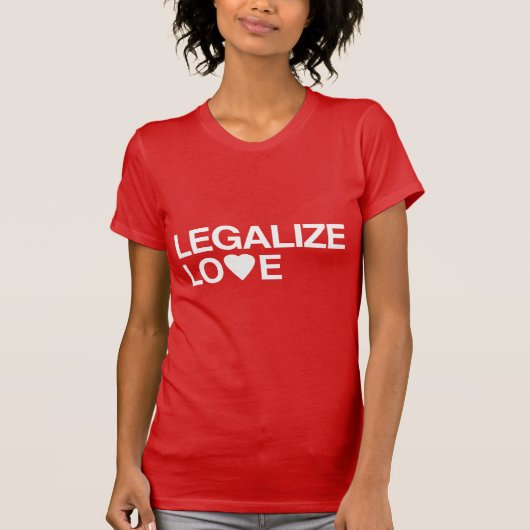 ラブを合法にしよう Tシャツ (正面)