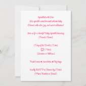 ラブを添えて招待 | カラーポップ 招待状 (裏面)